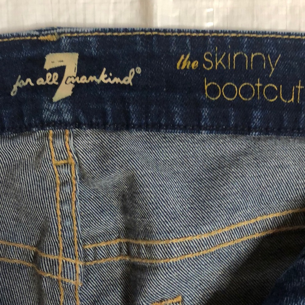 7 FAMK The Skinny Bootcut Jeans Size 27 B1-01 - Picture 6 of 9